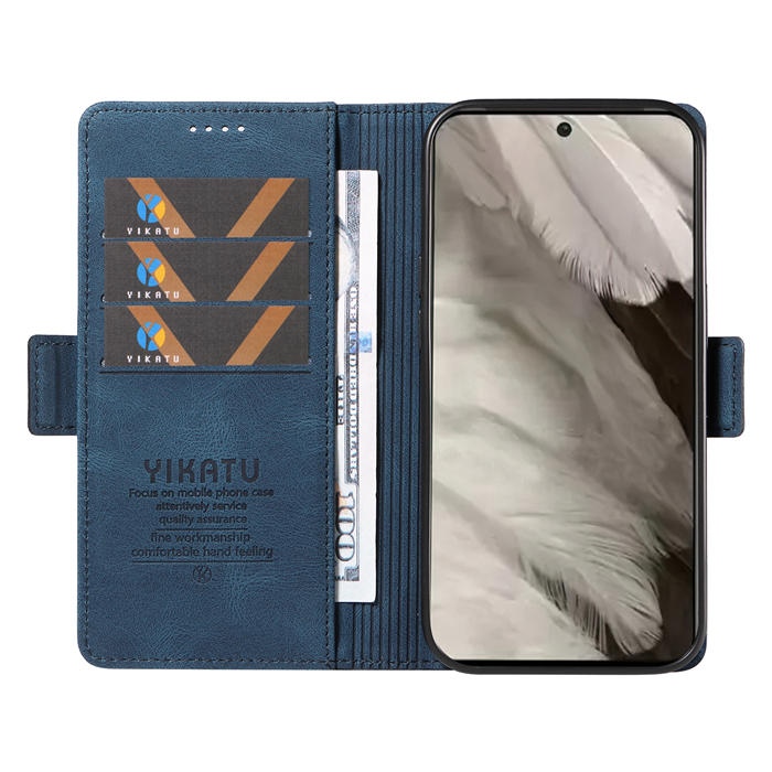 YIKATU Google Pixel 8 Wallet Kickstand Case