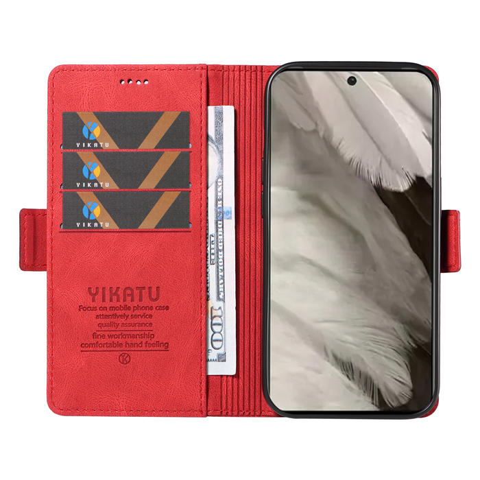 YIKATU Google Pixel 8 Wallet Kickstand Case