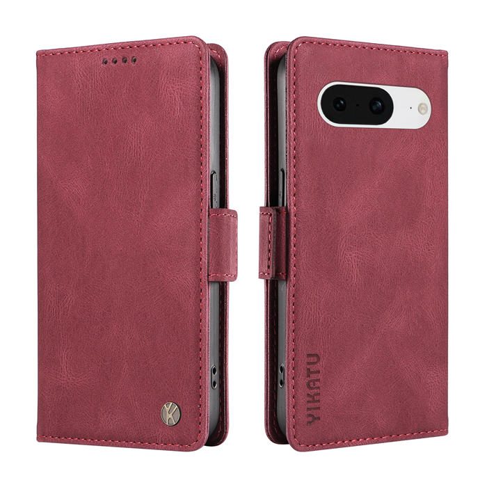 YIKATU Google Pixel 8 Wallet Kickstand Case