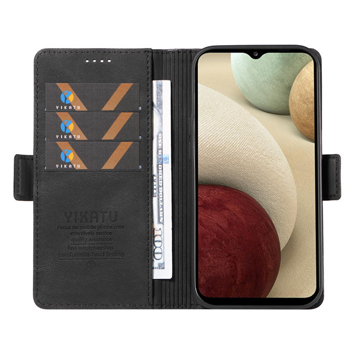 YIKATU Samsung Galaxy A12 5G Wallet Kickstand Case