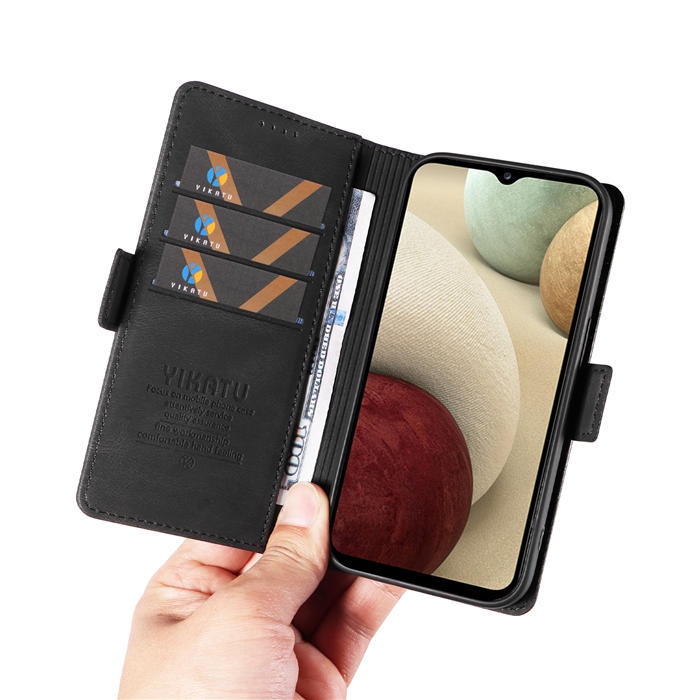 YIKATU Samsung Galaxy A12 5G Wallet Kickstand Case