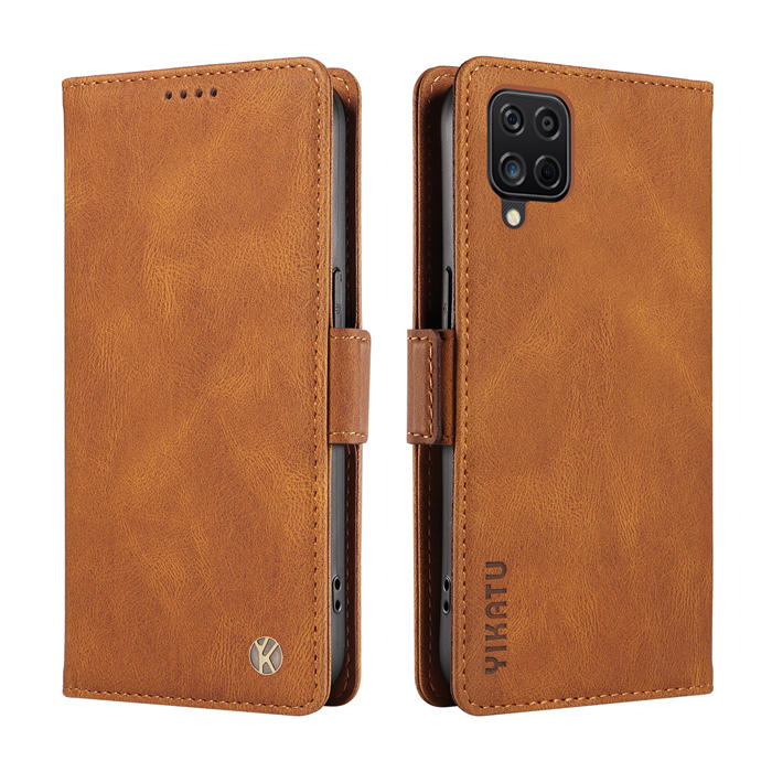 YIKATU Samsung Galaxy A12 5G Wallet Kickstand Case