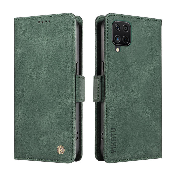 YIKATU Samsung Galaxy A12 5G Wallet Kickstand Case