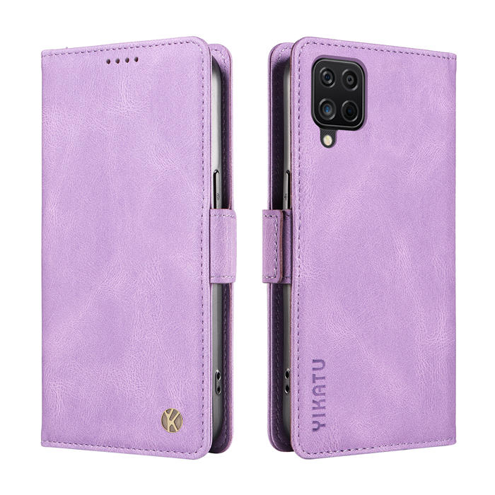 YIKATU Samsung Galaxy A12 5G Wallet Kickstand Case