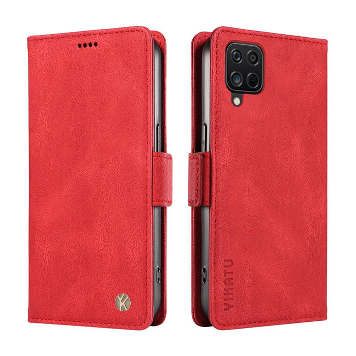 YIKATU Samsung Galaxy A12 5G Wallet Kickstand Case