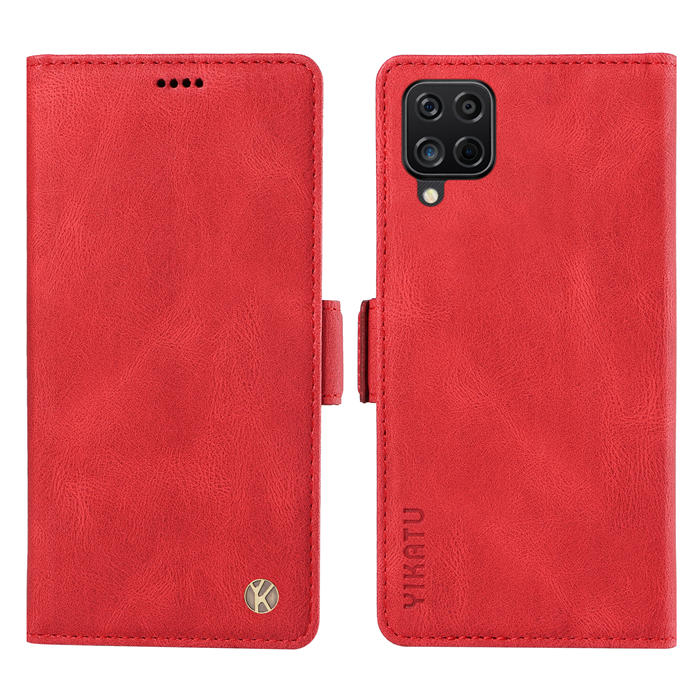 YIKATU Samsung Galaxy A12 5G Wallet Kickstand Case