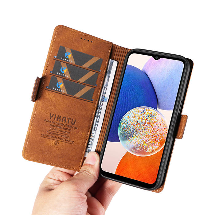 YIKATU Samsung Galaxy A14 5G Wallet Kickstand Case