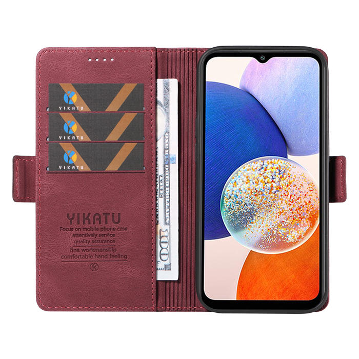 YIKATU Samsung Galaxy A14 5G Wallet Kickstand Case