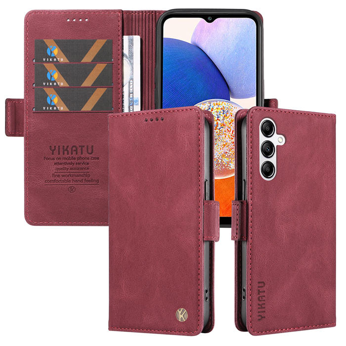 YIKATU Samsung Galaxy A14 5G Wallet Kickstand Case