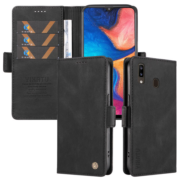 YIKATU Samsung Galaxy A20/A30 Wallet Kickstand Case