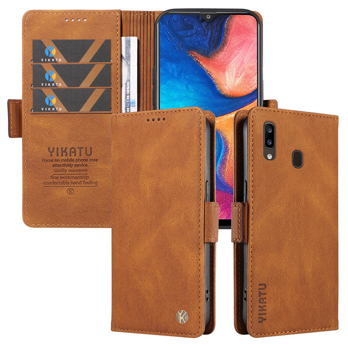 YIKATU Samsung Galaxy A20/A30 Wallet Kickstand Case