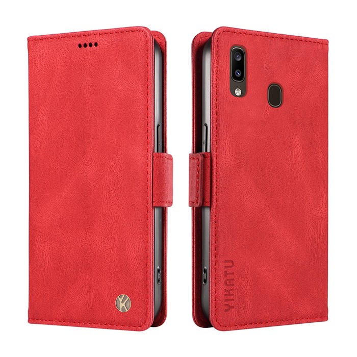 YIKATU Samsung Galaxy A20/A30 Wallet Kickstand Case