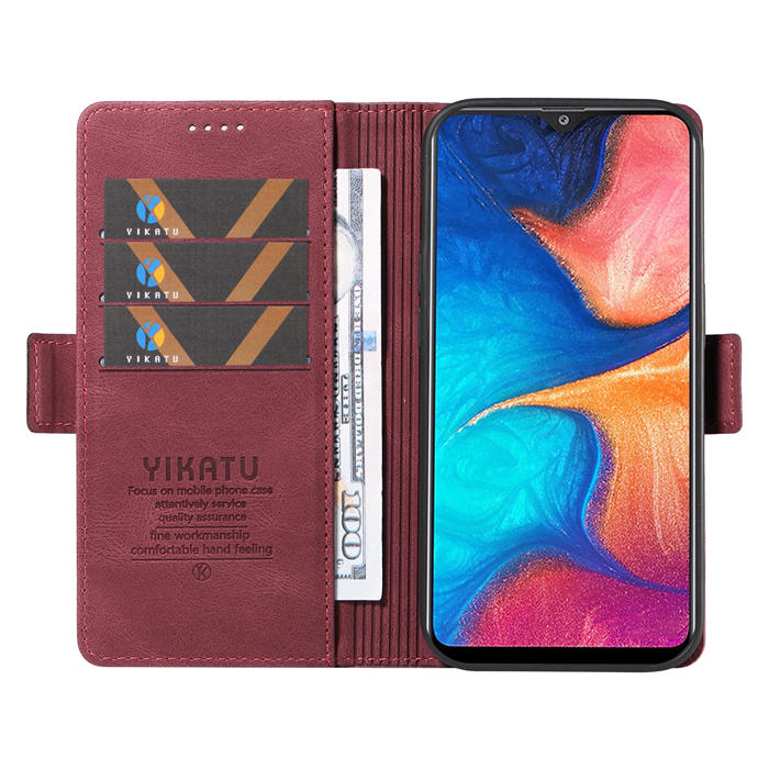 YIKATU Samsung Galaxy A20/A30 Wallet Kickstand Case