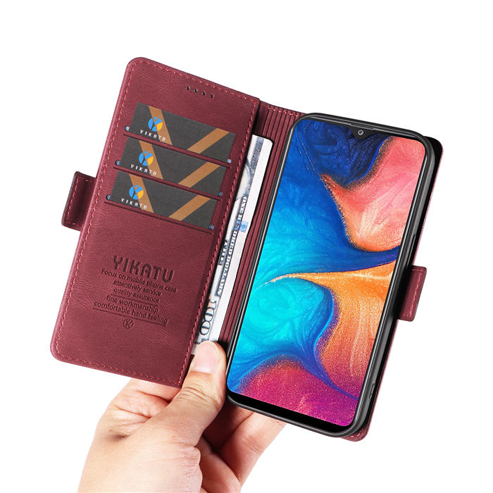 YIKATU Samsung Galaxy A20/A30 Wallet Kickstand Case