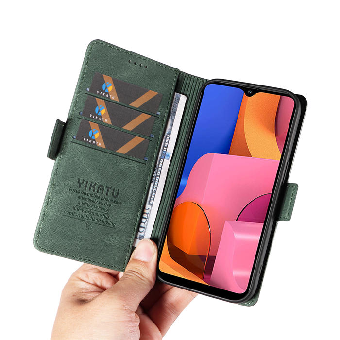 YIKATU Samsung Galaxy A20S Wallet Kickstand Case