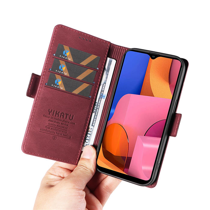 YIKATU Samsung Galaxy A20S Wallet Kickstand Case