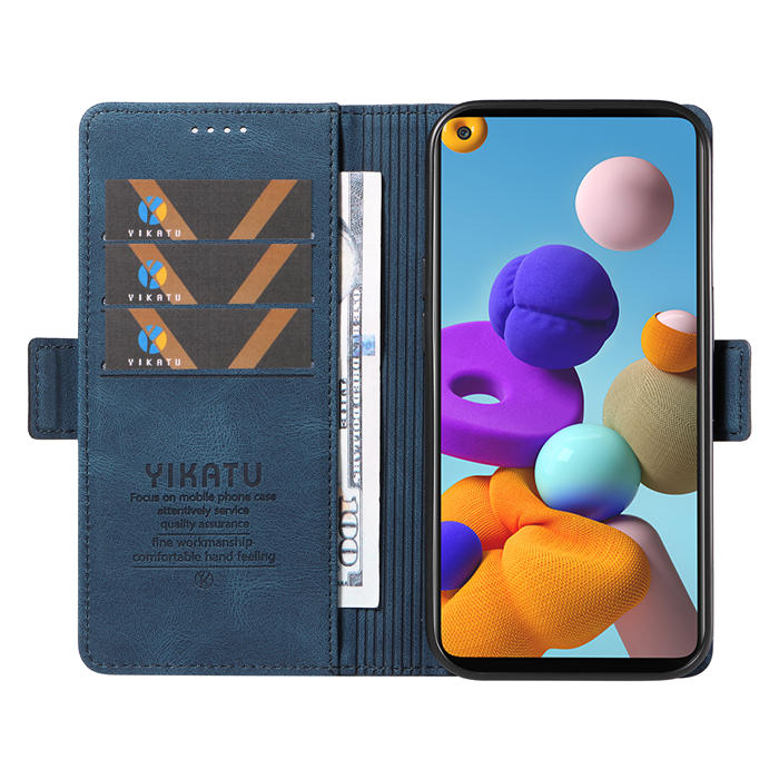 YIKATU Samsung Galaxy A21S Wallet Kickstand Case