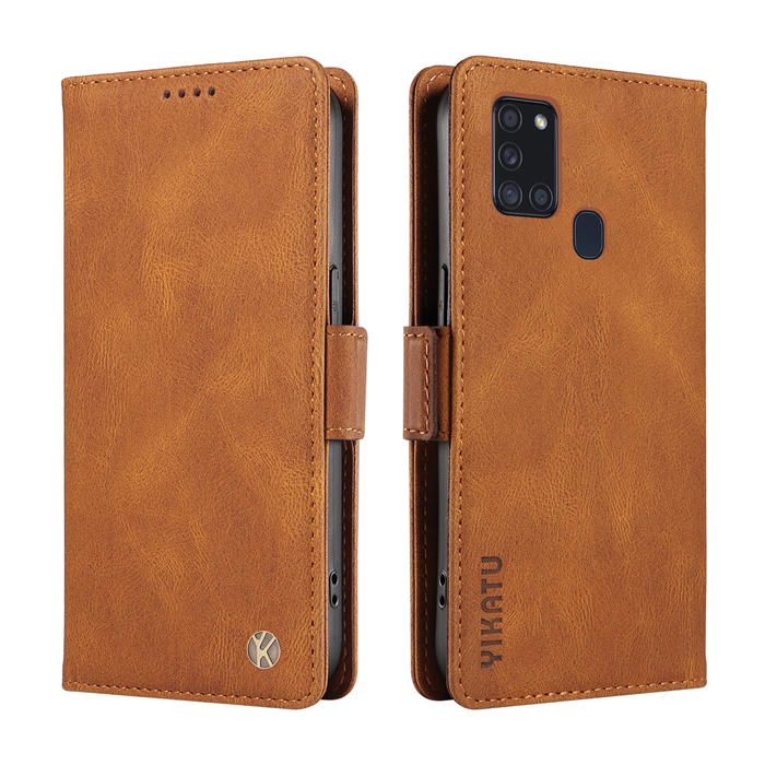 YIKATU Samsung Galaxy A21S Wallet Kickstand Case