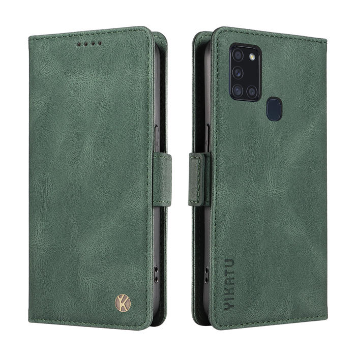 YIKATU Samsung Galaxy A21S Wallet Kickstand Case