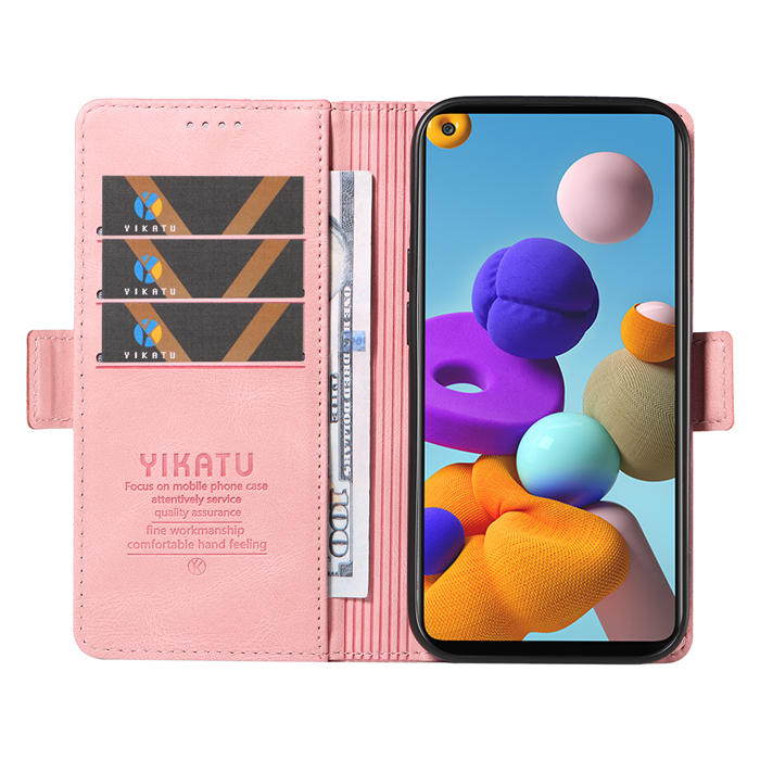 YIKATU Samsung Galaxy A21S Wallet Kickstand Case