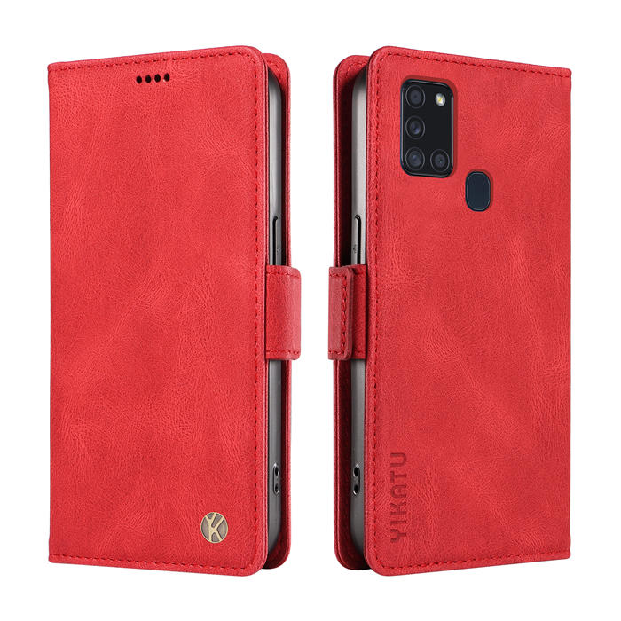 YIKATU Samsung Galaxy A21S Wallet Kickstand Case