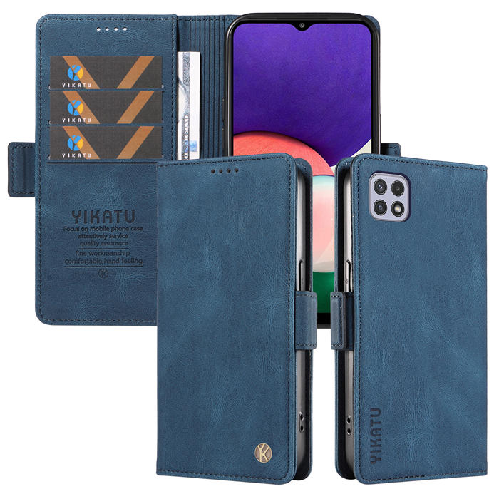 YIKATU Samsung Galaxy A22 4G Wallet Kickstand Case