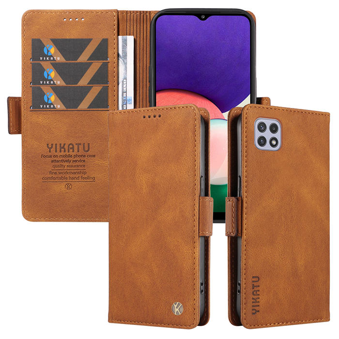 YIKATU Samsung Galaxy A22 4G Wallet Kickstand Case