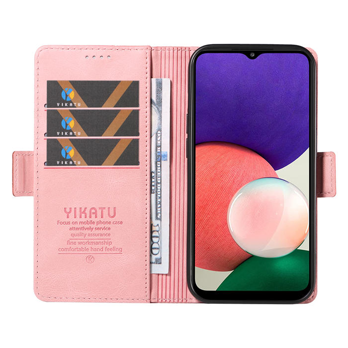 YIKATU Samsung Galaxy A22 4G Wallet Kickstand Case