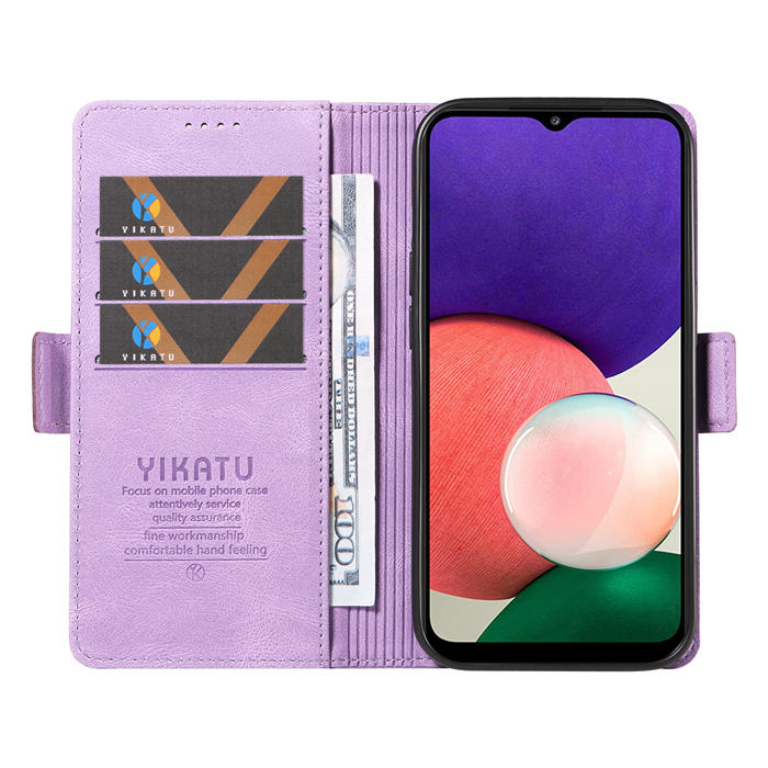 YIKATU Samsung Galaxy A22 4G Wallet Kickstand Case