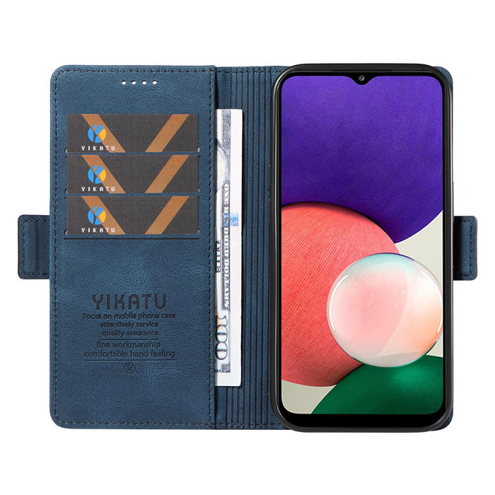 YIKATU Samsung Galaxy A22 5G Wallet Kickstand Case