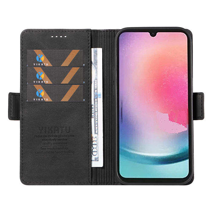 YIKATU Samsung Galaxy A24 4G Wallet Kickstand Case