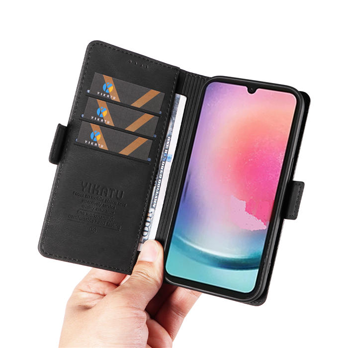 YIKATU Samsung Galaxy A24 4G Wallet Kickstand Case