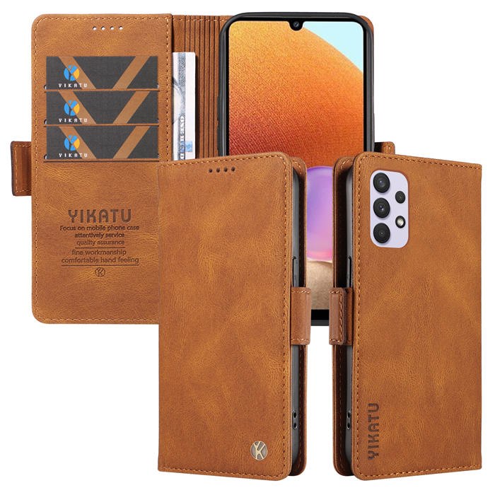 YIKATU Samsung Galaxy A32 4G Wallet Kickstand Case