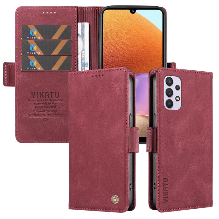 YIKATU Samsung Galaxy A32 4G Wallet Kickstand Case