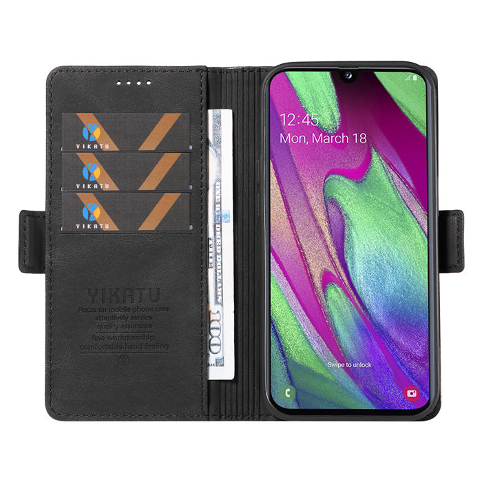 YIKATU Samsung Galaxy A40 Wallet Kickstand Case