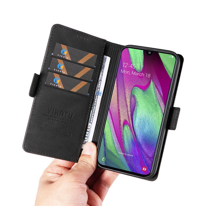 YIKATU Samsung Galaxy A40 Wallet Kickstand Case