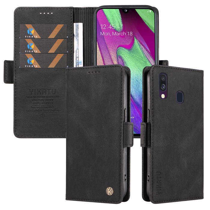 YIKATU Samsung Galaxy A40 Wallet Kickstand Case