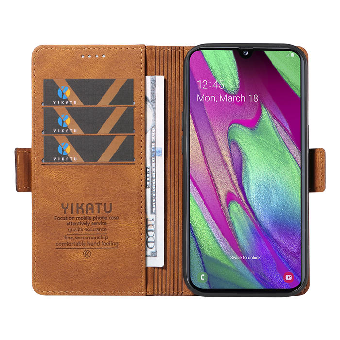 YIKATU Samsung Galaxy A40 Wallet Kickstand Case