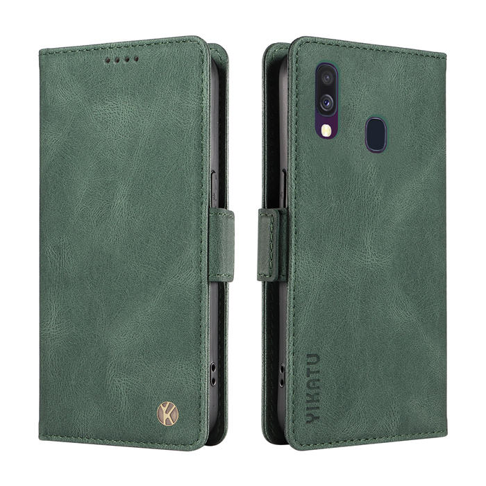 YIKATU Samsung Galaxy A40 Wallet Kickstand Case