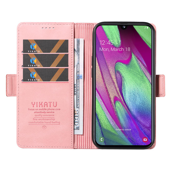 YIKATU Samsung Galaxy A40 Wallet Kickstand Case