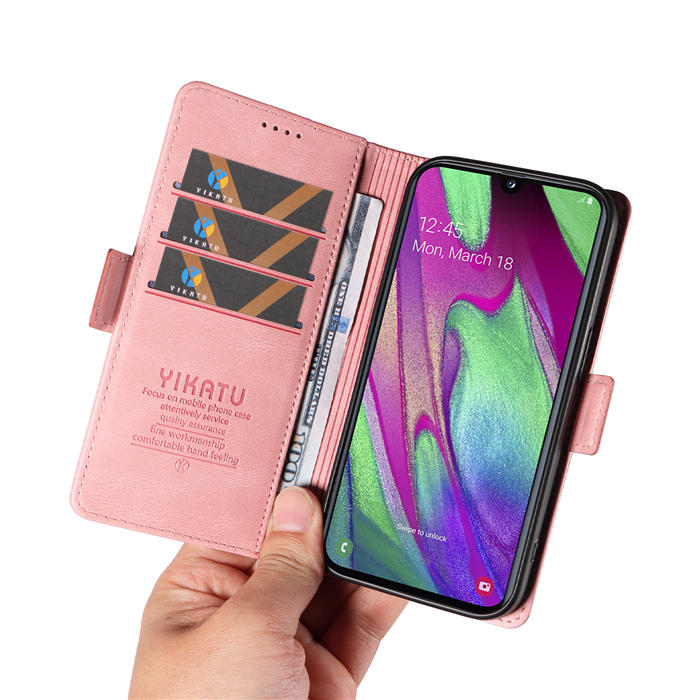 YIKATU Samsung Galaxy A40 Wallet Kickstand Case