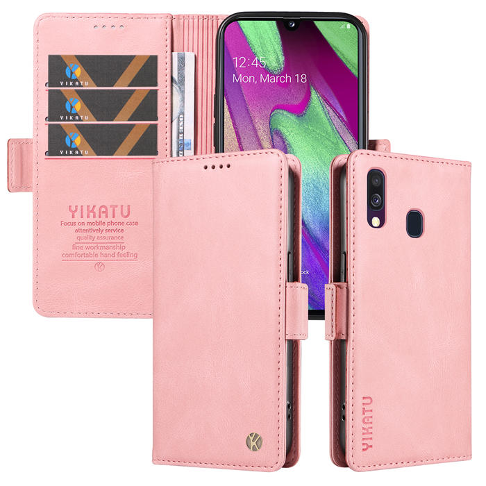 YIKATU Samsung Galaxy A40 Wallet Kickstand Case