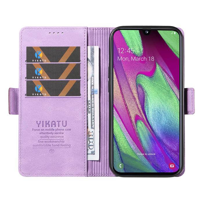 YIKATU Samsung Galaxy A40 Wallet Kickstand Case