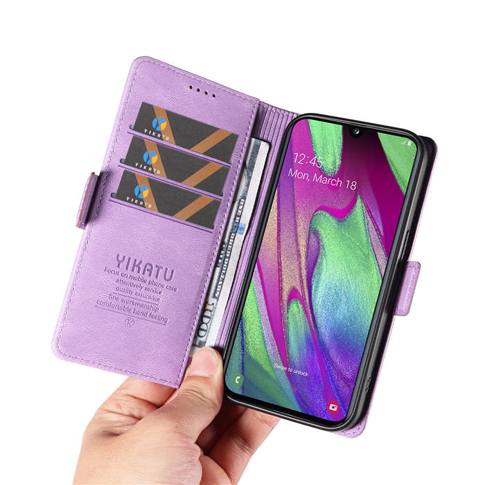 YIKATU Samsung Galaxy A40 Wallet Kickstand Case