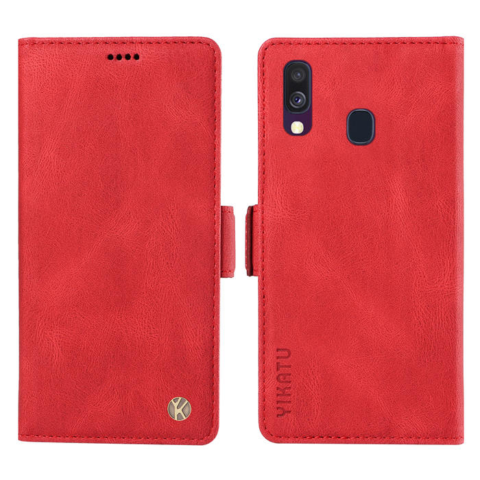 YIKATU Samsung Galaxy A40 Wallet Kickstand Case