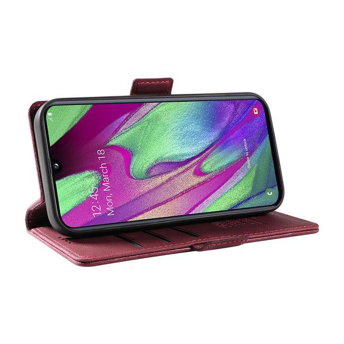 YIKATU Samsung Galaxy A40 Wallet Kickstand Case