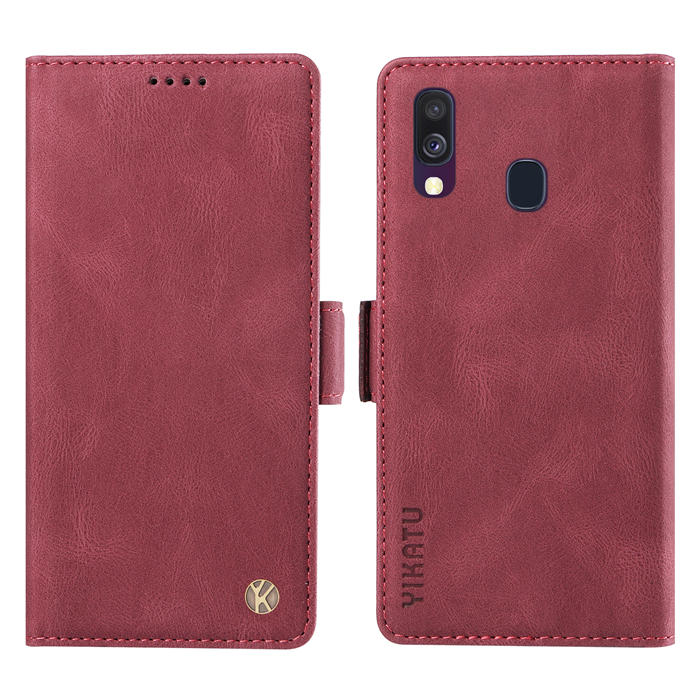 YIKATU Samsung Galaxy A40 Wallet Kickstand Case