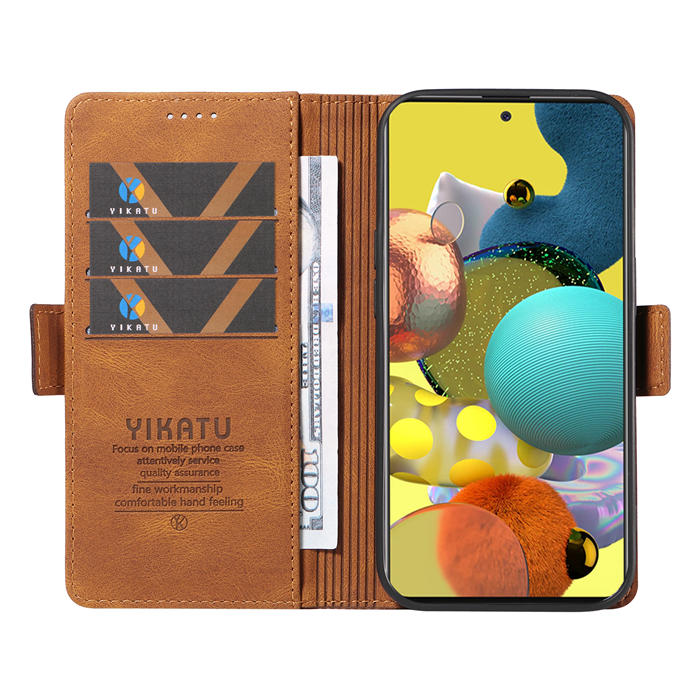 YIKATU Samsung Galaxy A51 4G Wallet Kickstand Case