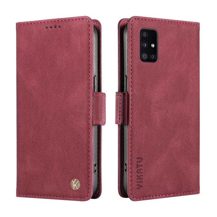 YIKATU Samsung Galaxy A51 4G Wallet Kickstand Case