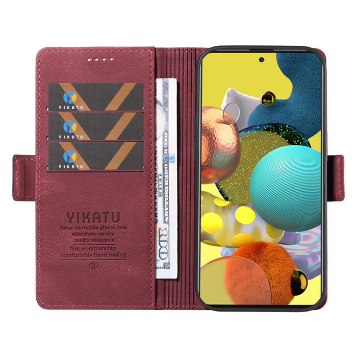 YIKATU Samsung Galaxy A51 4G Wallet Kickstand Case